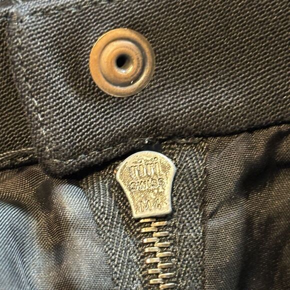 Vintage THIERRY MUGLER Draped Black Crepe Wrap Skirt France SZ XS - Picture 3 of 6